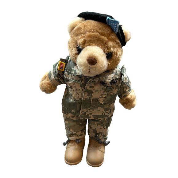 Ira Green Bear Forces of America US Army Teddy Bear Female Mom Woman Girl - Picture 1 of 11